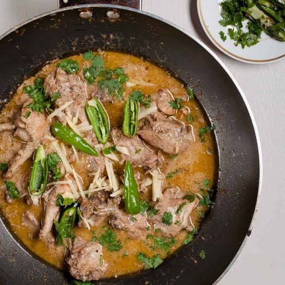 Chicken White Karahi Half